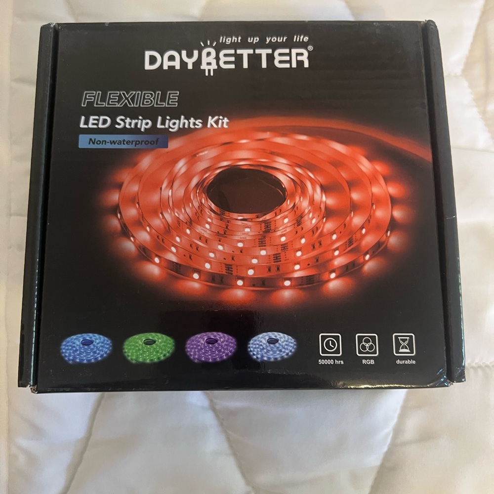 NIB DAYBETTER LED STRIP LIGHTS “TIKTOK LIGHTS”